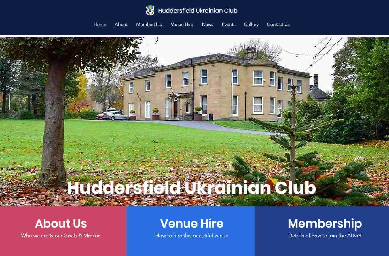 Huddersfield Ukrainian Club wedding venue near BB Wedding Cars
