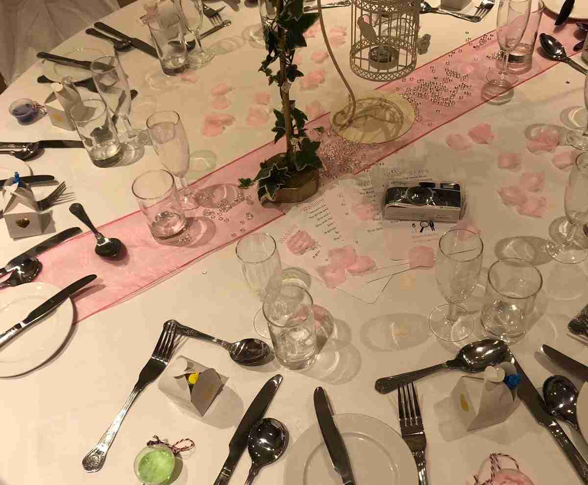 2 Become 1 Wedding Venue Dressing wedding venue near BB Wedding Cars