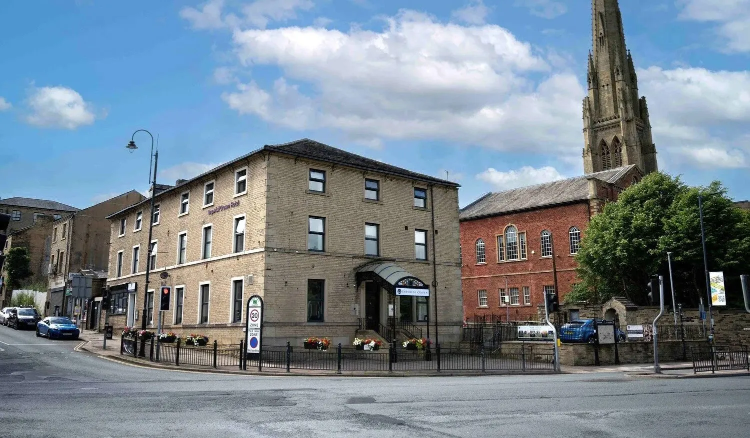 The Imperial Crown Hotel Halifax wedding venue near BB Wedding Cars