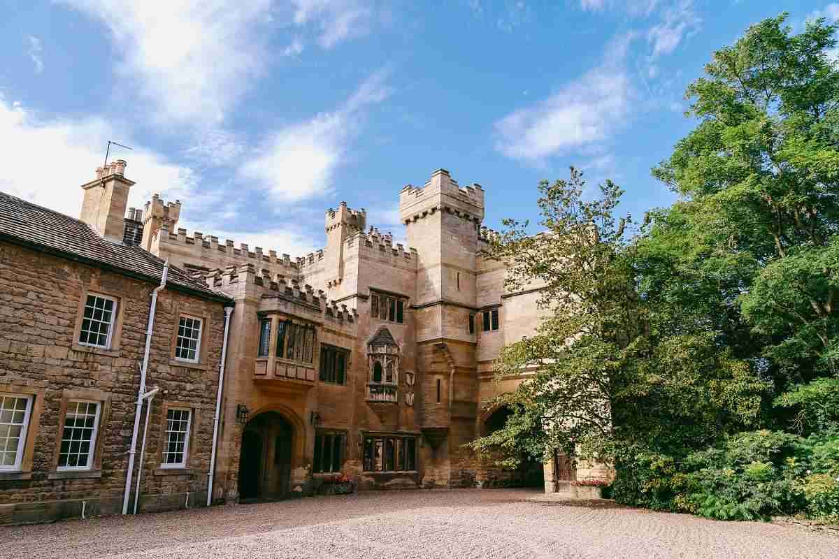 Hooton Pagnell Hall wedding venue near BB Wedding Cars