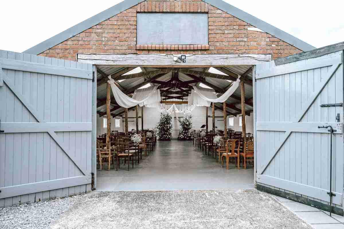 White Syke Fields wedding venue near BB Wedding Cars